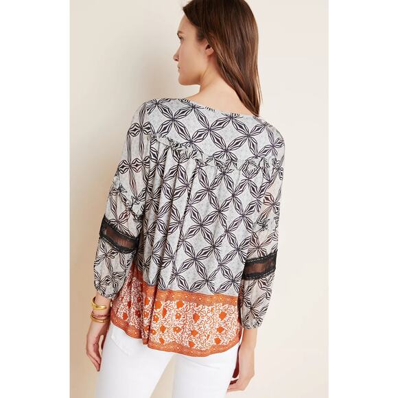 Anthropologie Terri Embroidered Blouse - New Small - Picture 2 of 6